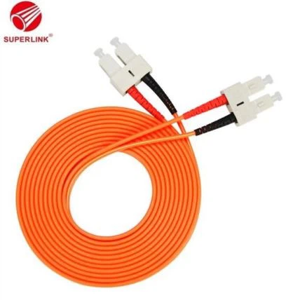 Système de câblage de fibre haute densité d'infrastructure de centre de données de cavalier de fibre multimode Sc-Sc