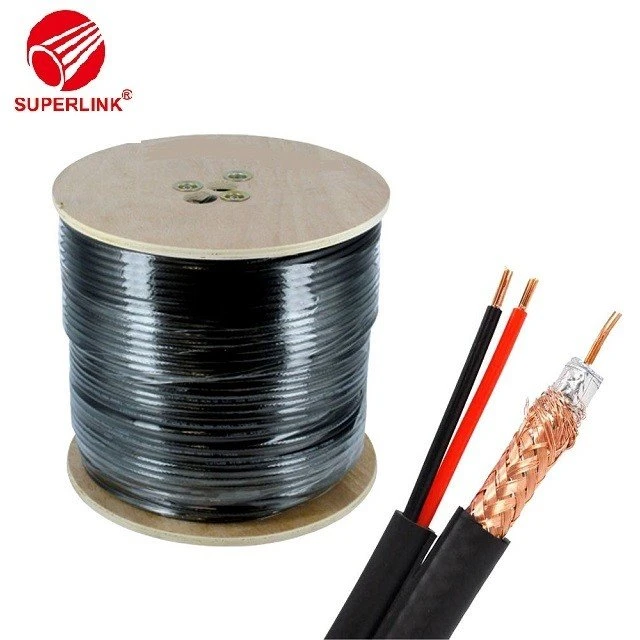 CCTV Cable Coaxial Cable RG59 With Power Cable Factory