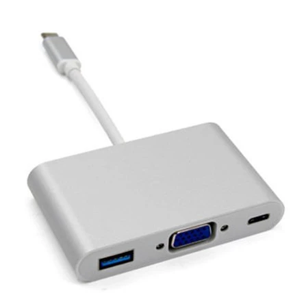 Adaptateur USB Type C vers VGA Multiport
